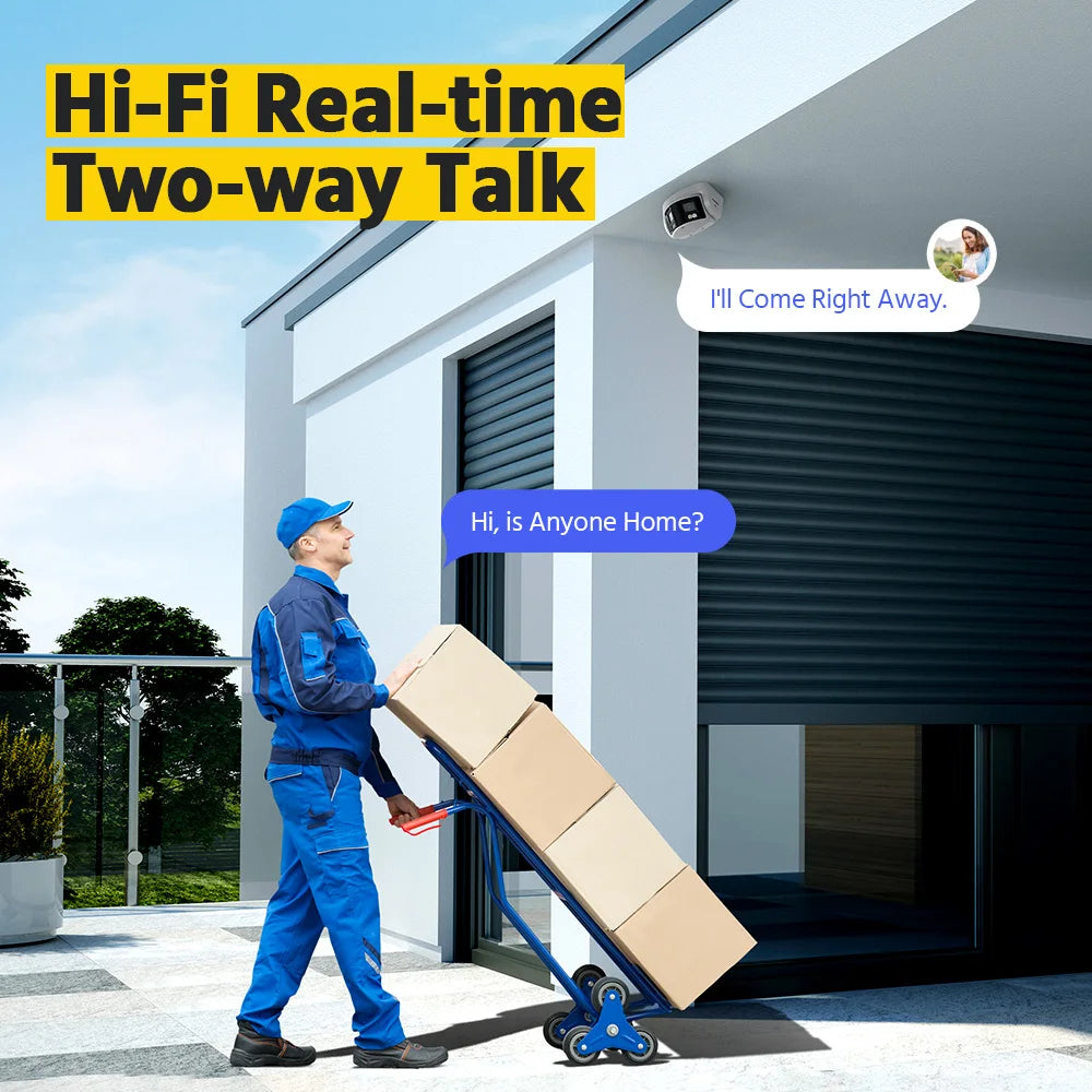 ANNKE 8MP Dual Lens IP Camera Featuring Two Way Audio