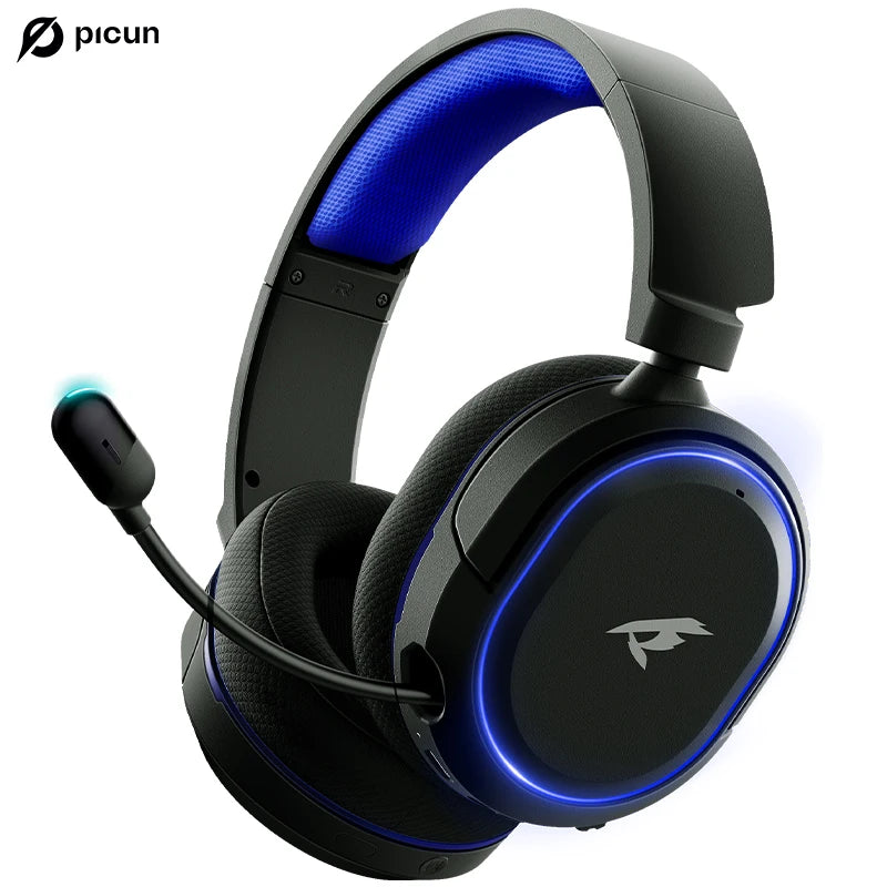 Picun G2 Wireless Gaming Headset 2.4G Low Latency 7.1 Surround
