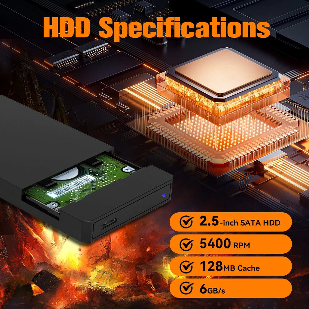 JMachen Portable Gaming HDD With 3700 Plus PC Games