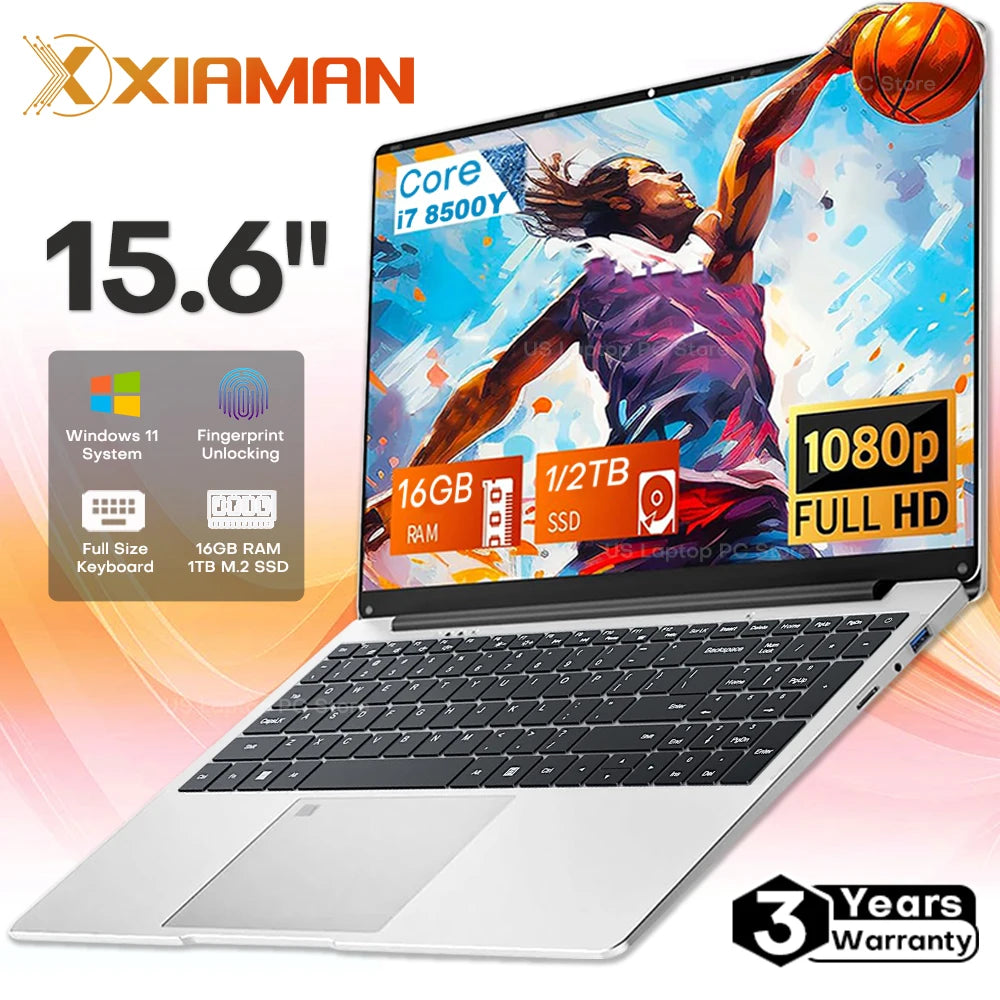 Erilles Intel Core I7 Laptop 16GB RAM 1TB SSD Windows