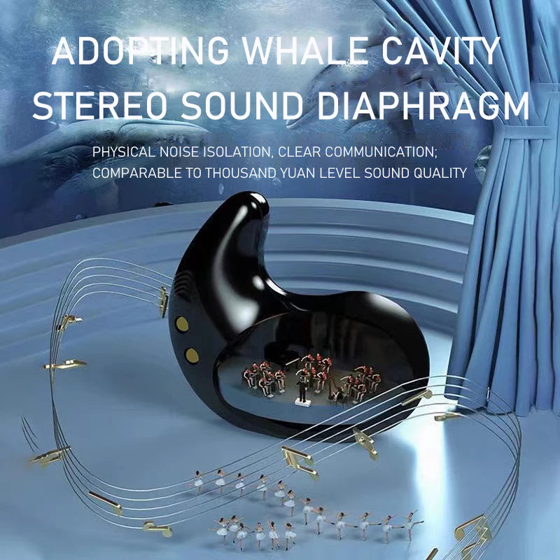 SK Ultra-Thin Sleep Headphones Wireless Bluetooth Earbuds Waterproof