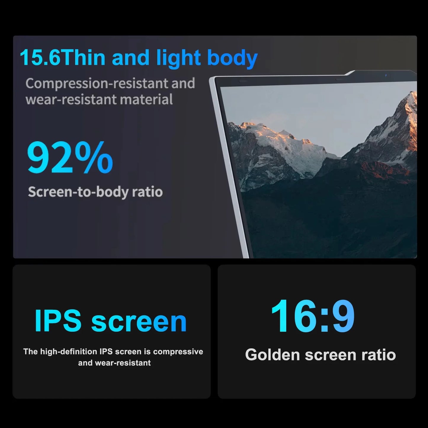 Erilles I7-6500U 16GB DDR4 1TB SSD Windows 11 Laptop