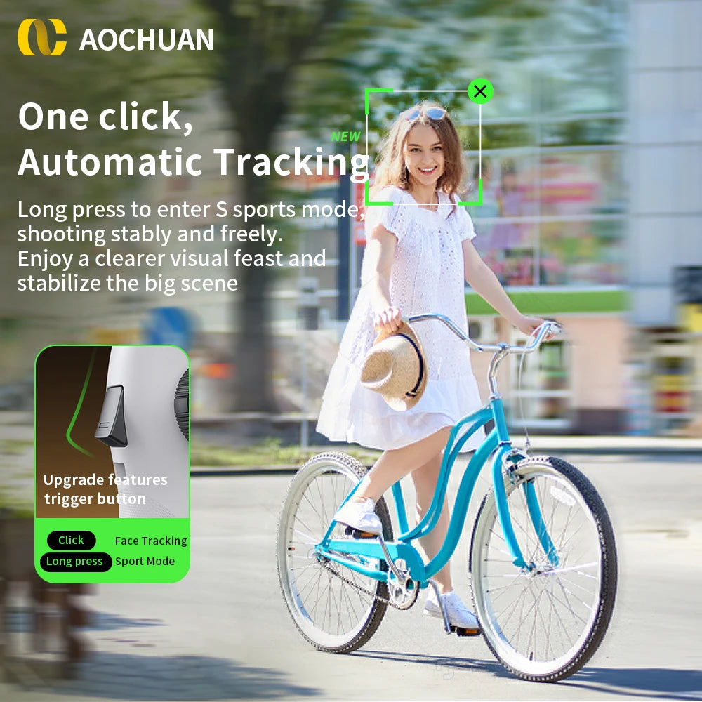 AOCHUAN Smart V8 3 Axis Handheld Gimbal For Smartphones