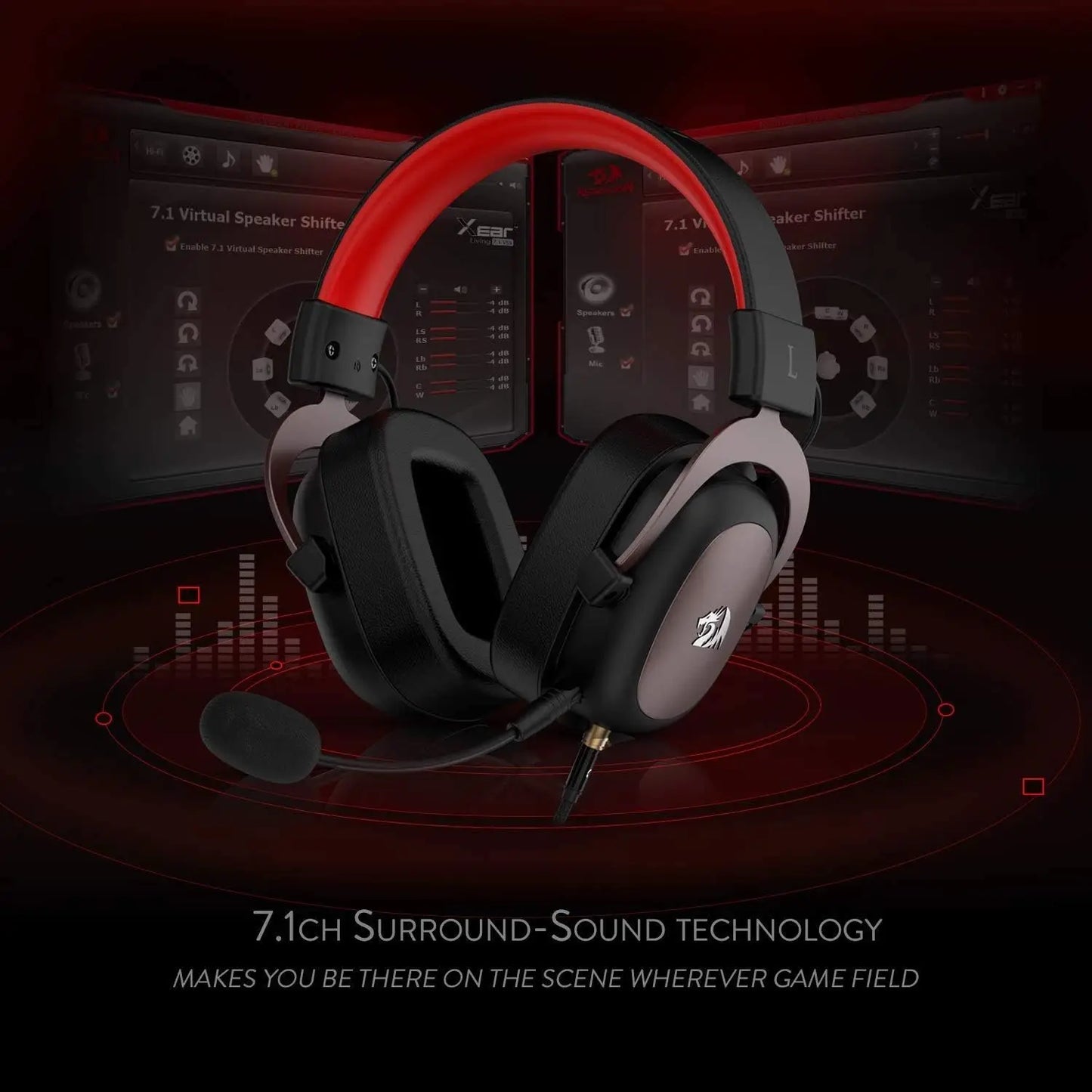 Redragon H510 Zeus Wired Gaming Headset 7.1 Surround Sound