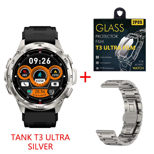 KOSPET Tank T3 Ultra GPS Smartwatch Altimeter Barometer Compass