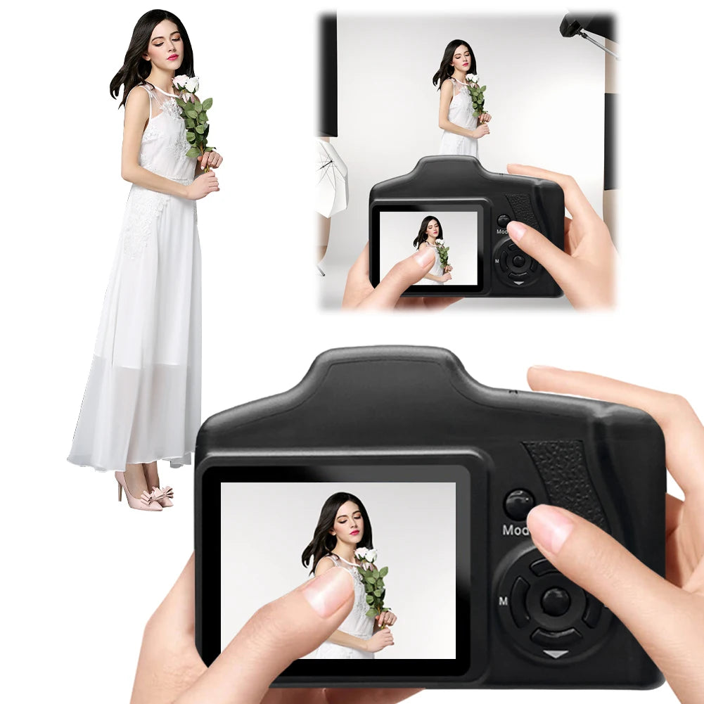 16MP Vlogging Camera With LCD Screen 16X Zoom