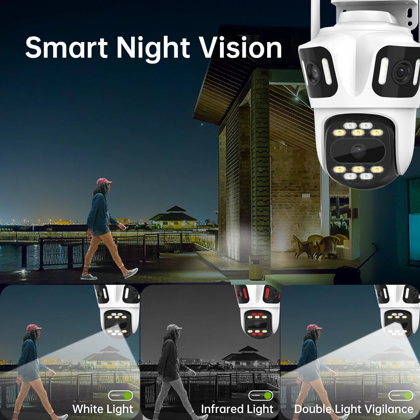 SECUEYE 12MP 6K WiFi Outdoor PTZ Surveillance Camera