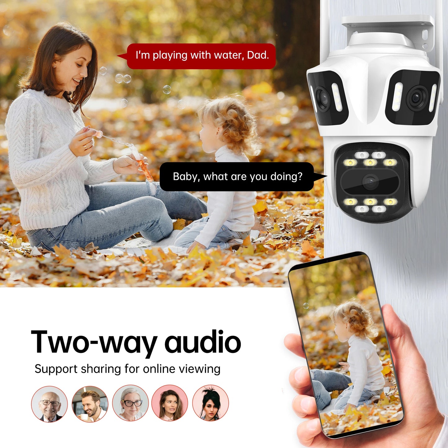 SECUEYE 12MP 6K WiFi Outdoor PTZ Surveillance Camera