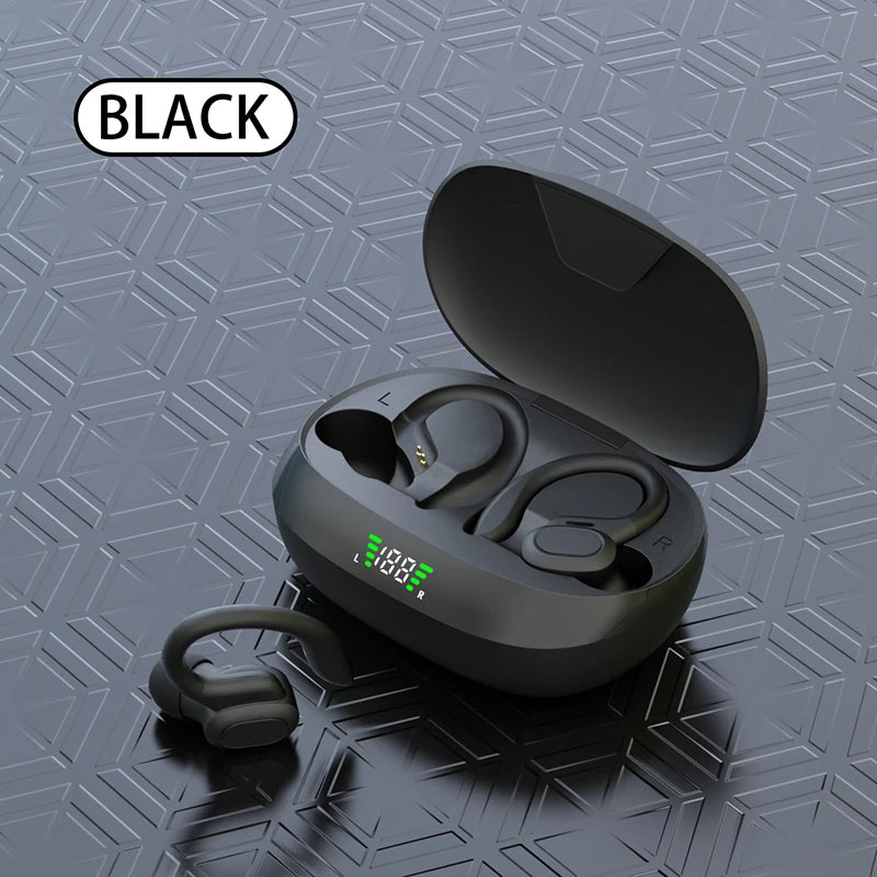 SHUKE Bluetooth Earbuds Wireless Earphones With Earhook IPX6 Waterproof Built In Microphone