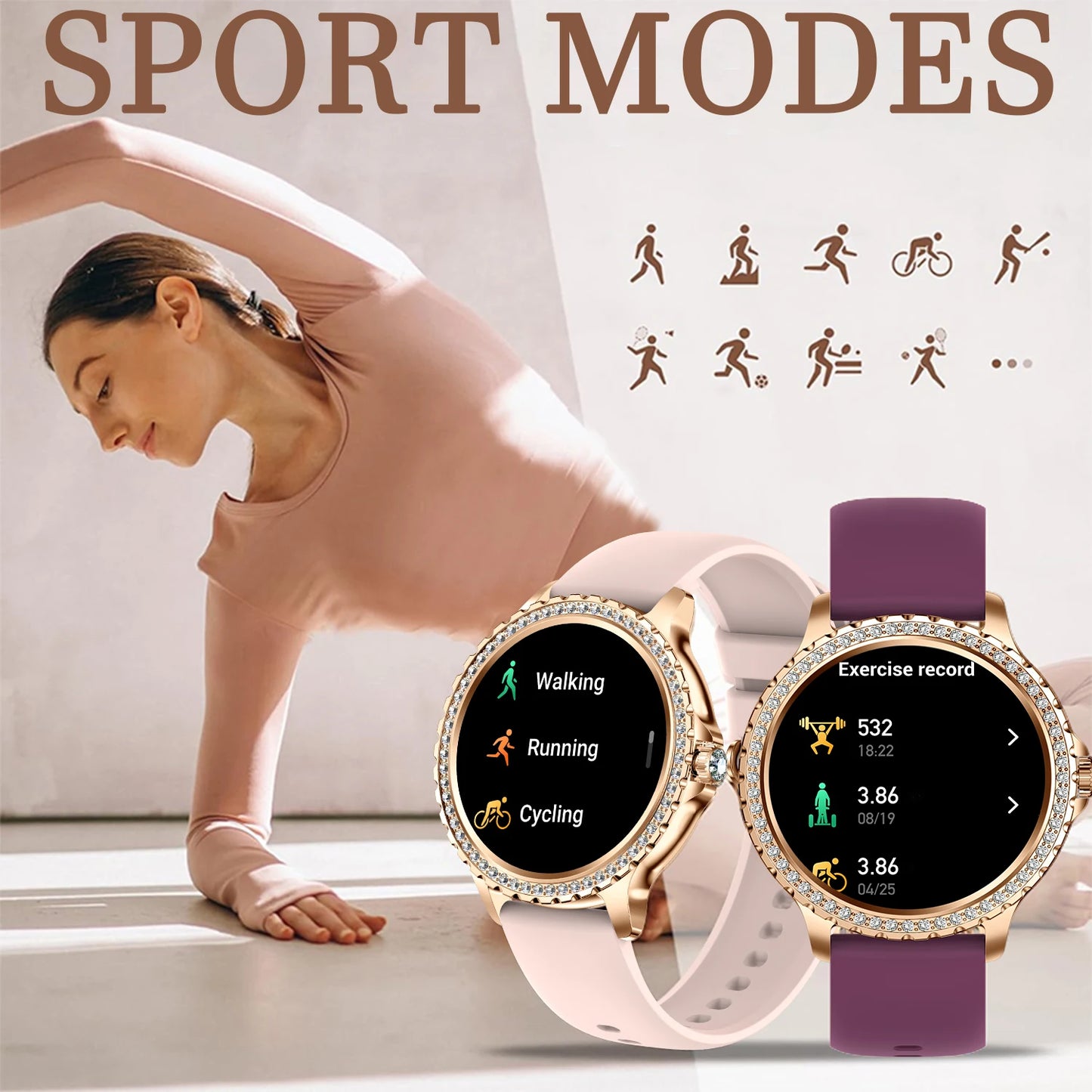 Smart Watch for Women Fitness Tracker With Wireless Calls