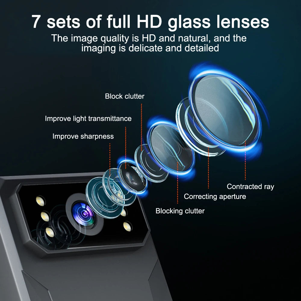 4K HD Body Worn Camera For Law Enforcement With Night Vision And Long Battery Life