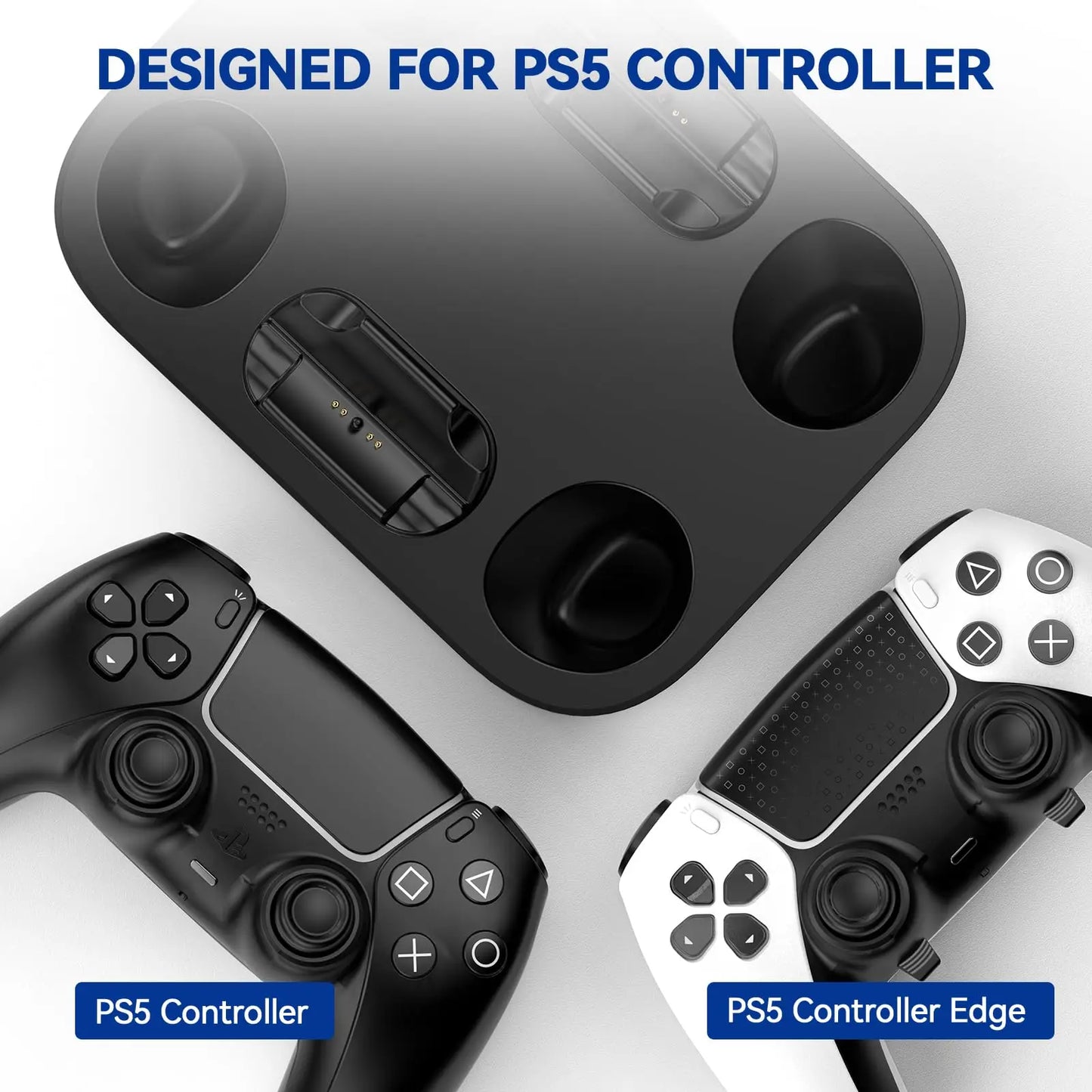 NEWDERY PS5 DualSense Edge Charger Station For PlayStation 5
