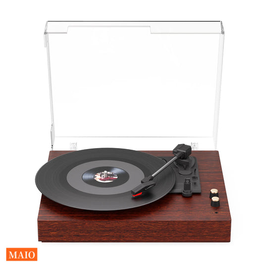 Maio Bluetooth Record Player Three Speed Turntable Builtin Speakers