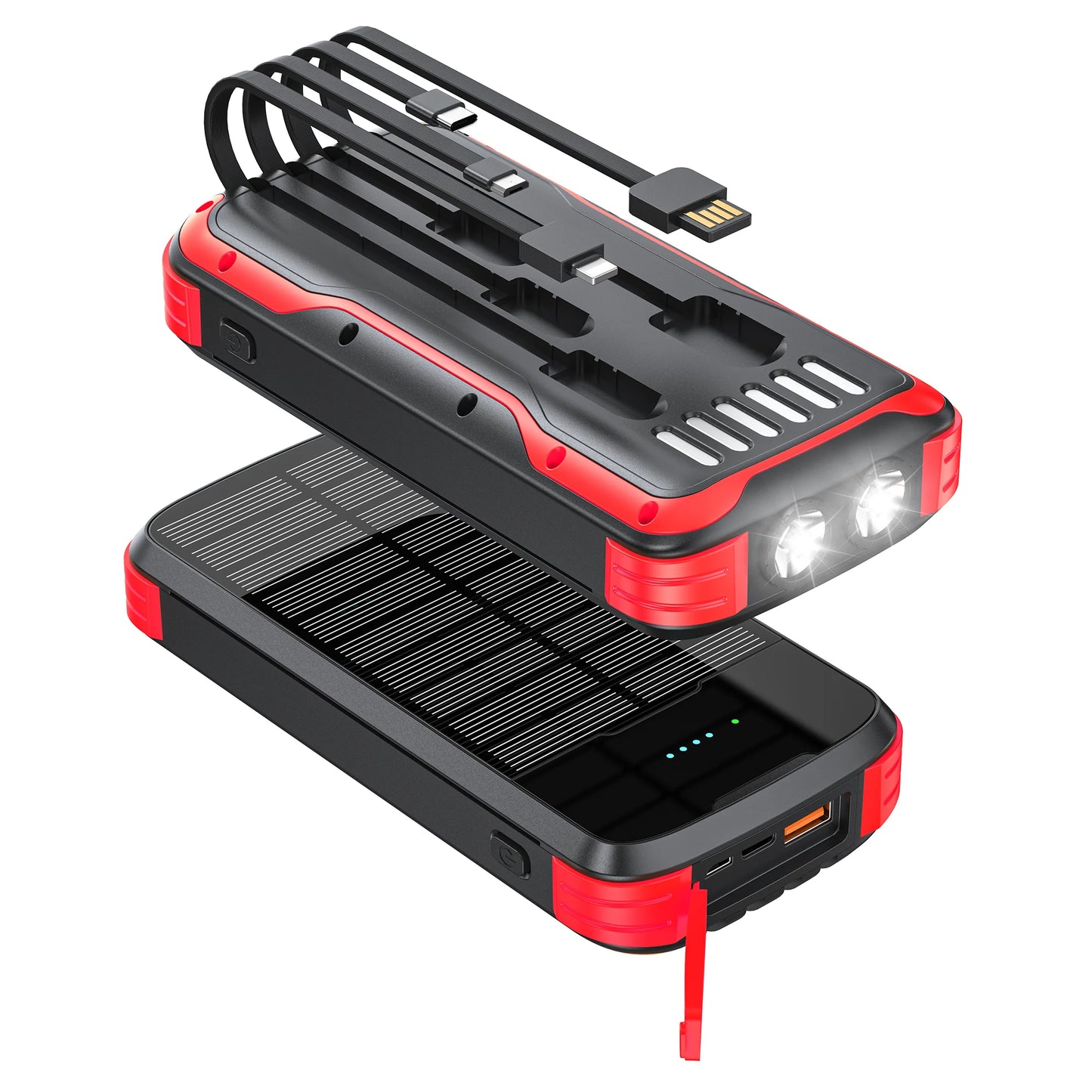 Solar Power Bank Charger 40000mAh With PD 20W Fast Charging