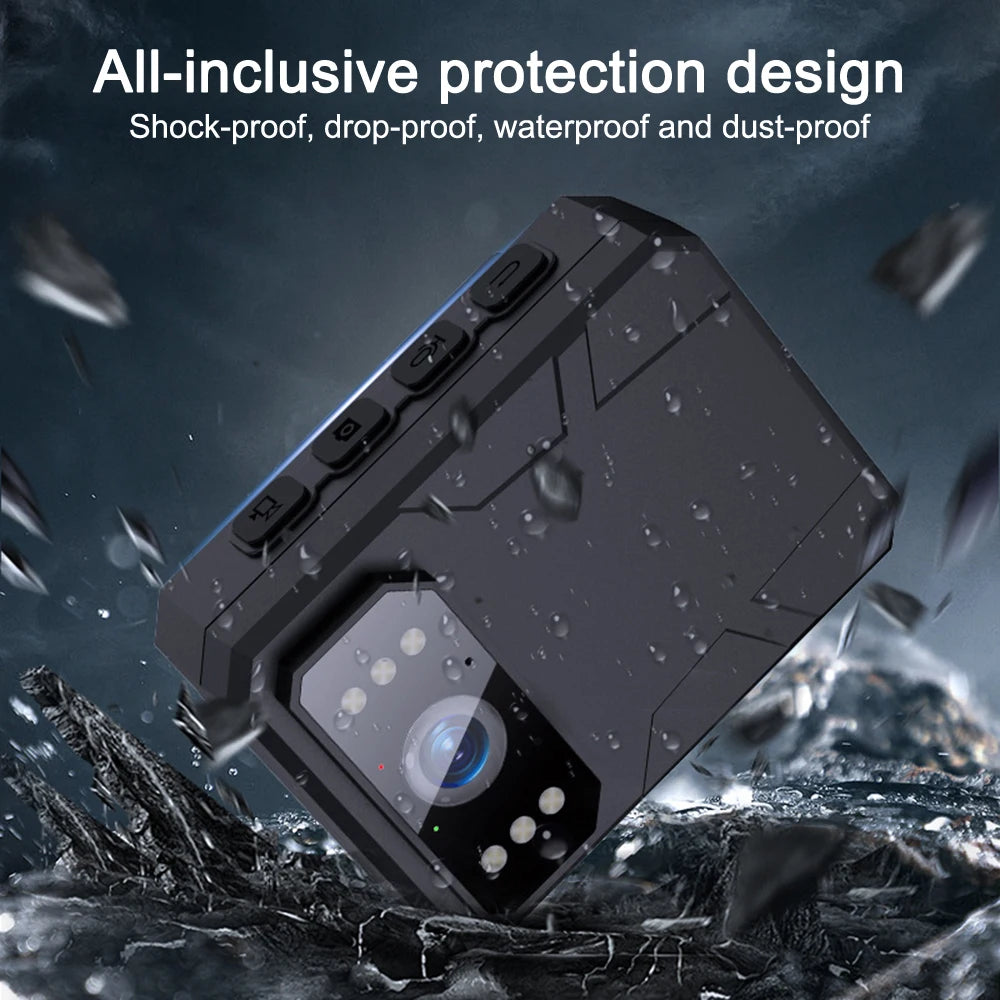 4K HD Body Worn Camera For Law Enforcement With Night Vision And Long Battery Life