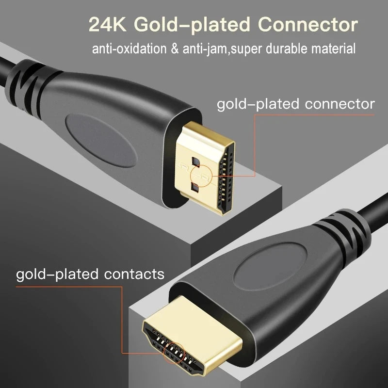 Nylon Braided HDMI Cable 4K High Speed Male to Male