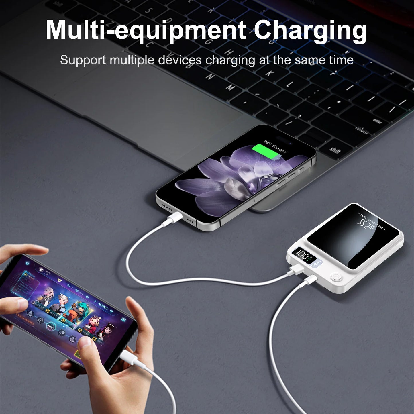 MagSafe 10000mAh Power Bank Wireless Charger PD 22.5W