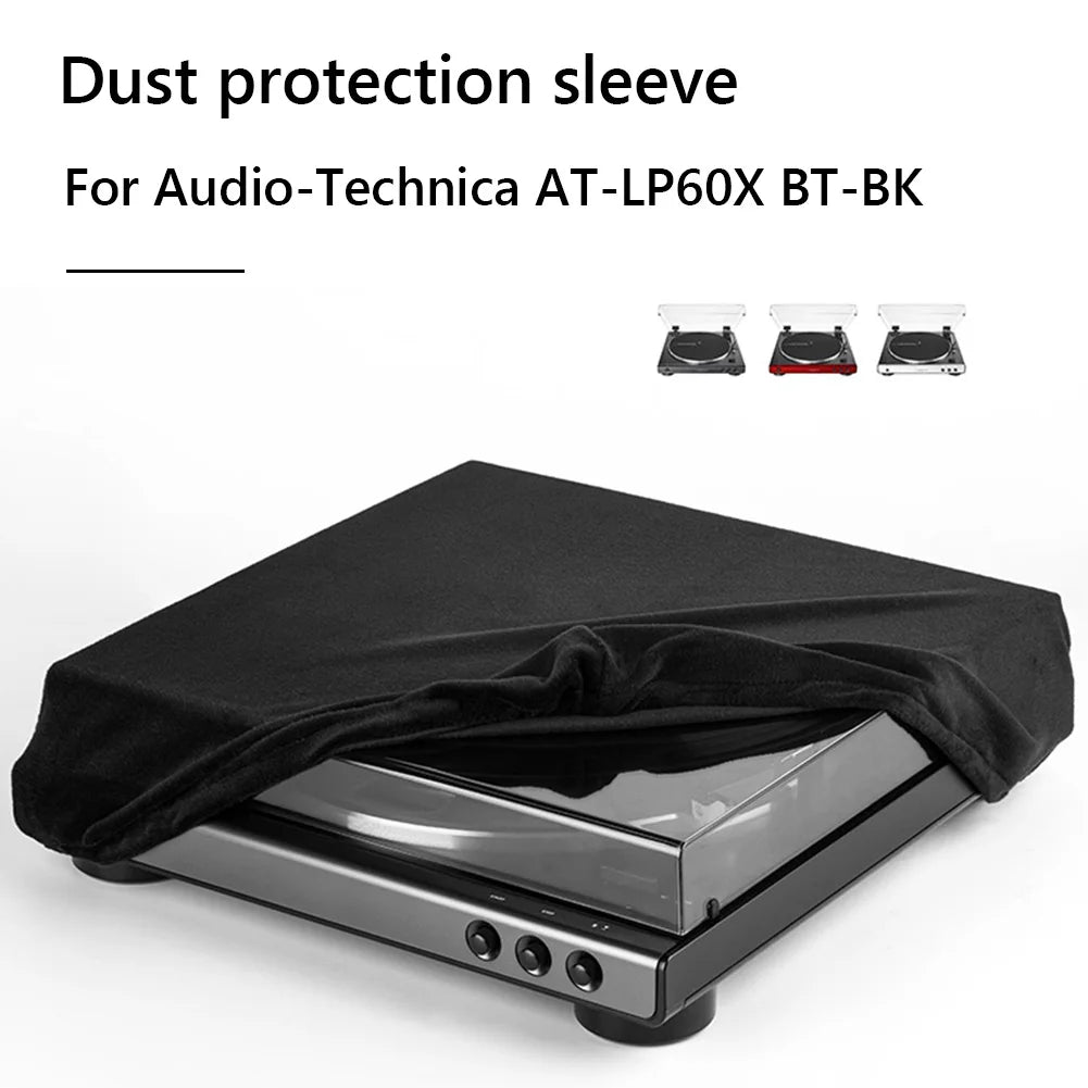 Shunmaii Turntable Dust Cover Spandex Sleeve for AT-LP60XBT
