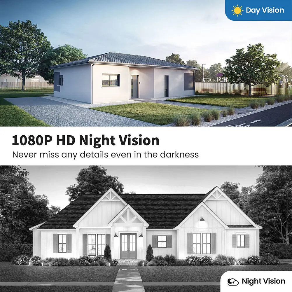1080P Wireless Doorbell Camera Night Vision And Two Way Audio