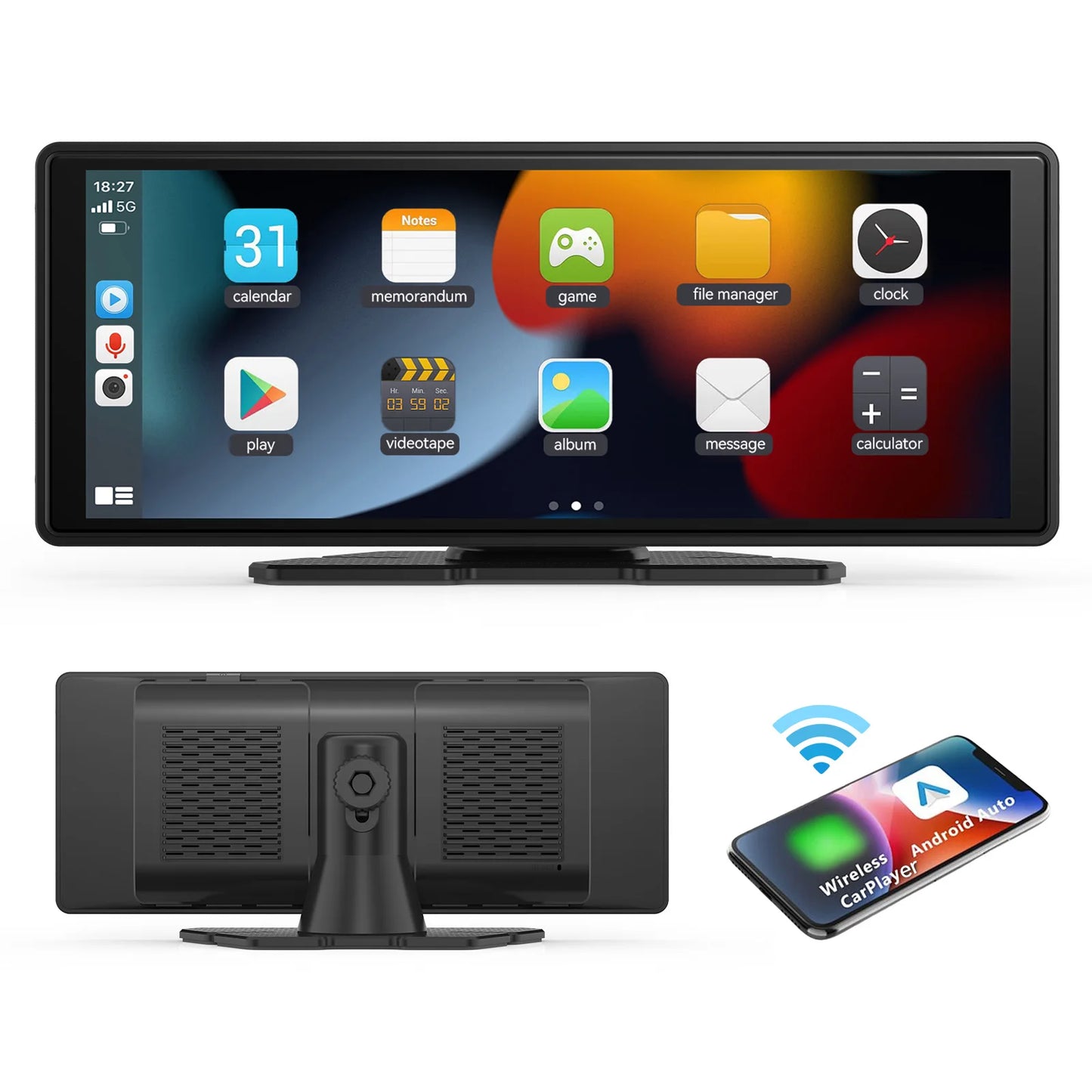 Noned Portable CarPlay Wireless Car Stereo With Android Auto