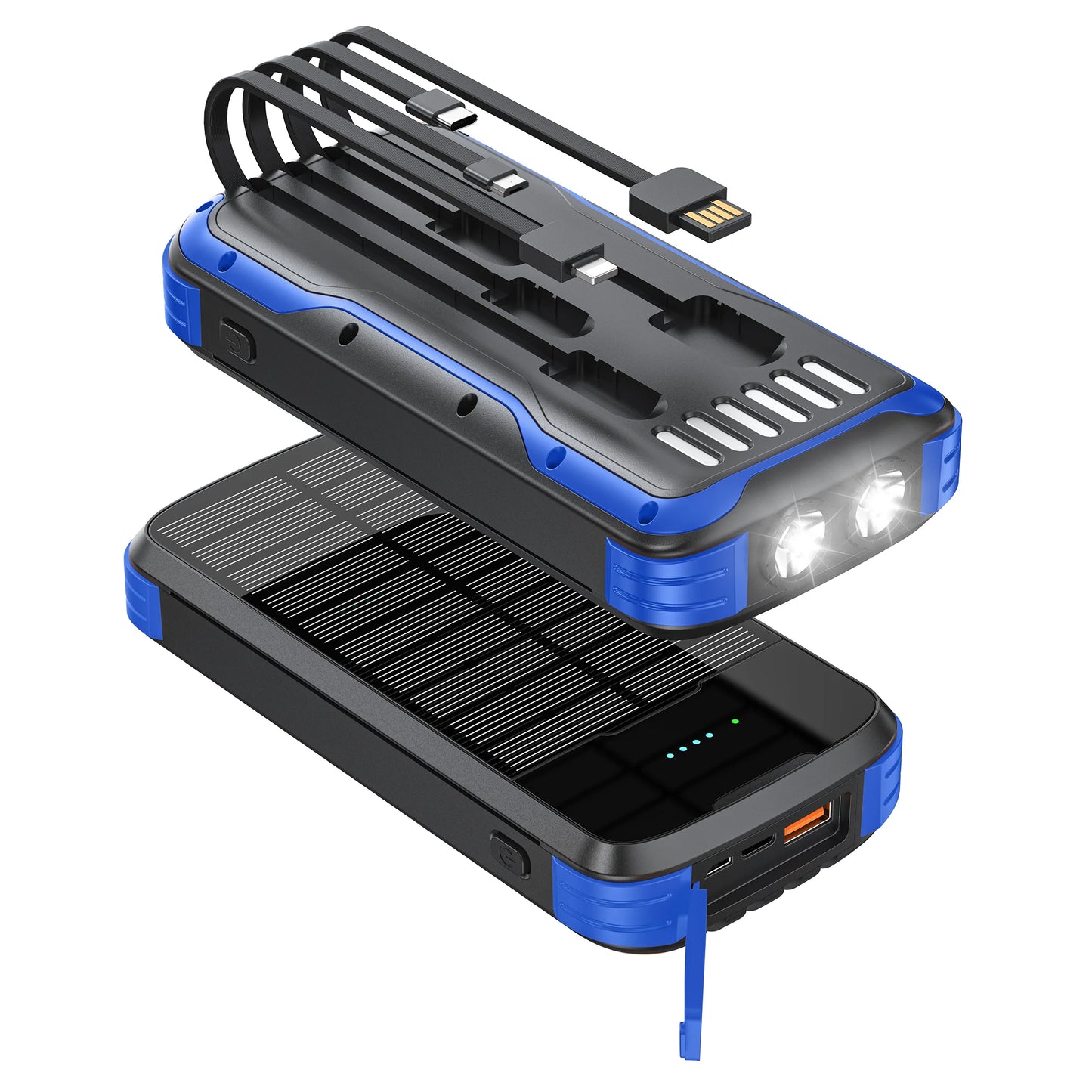 Solar Power Bank Charger 40000mAh With PD 20W Fast Charging