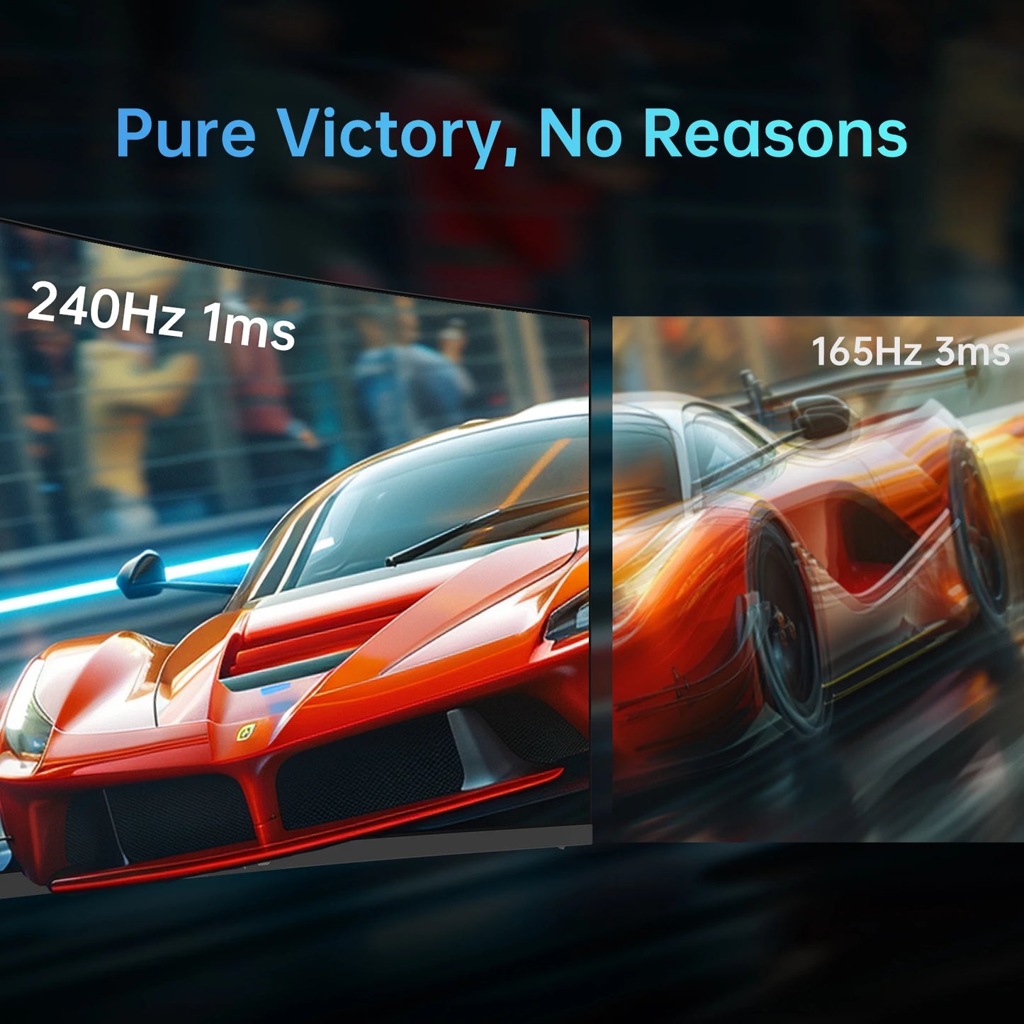 KTC Curved Gaming Monitor 240Hz 1ms HDR10 GSync FreeSync