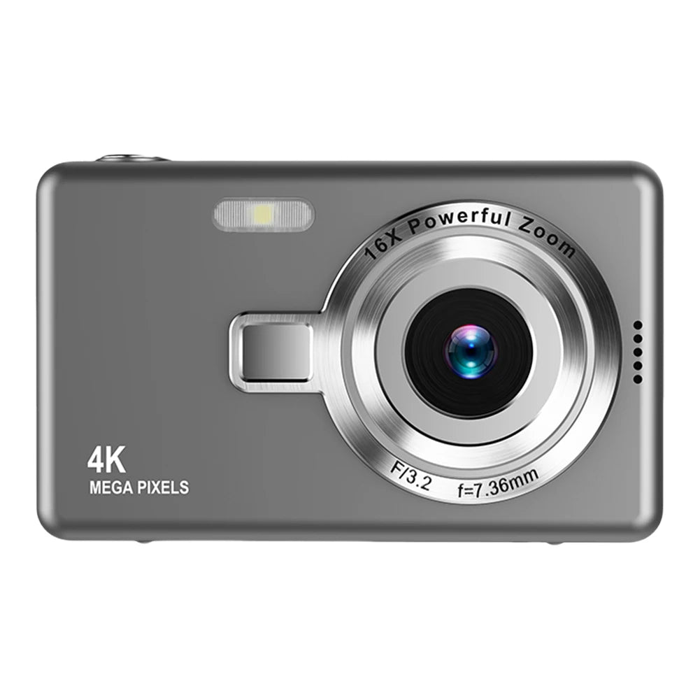 4K UltraHD 96MP Portable ProfessionalGradeVloggingCamera With 16xDigitalZoom IPS Display