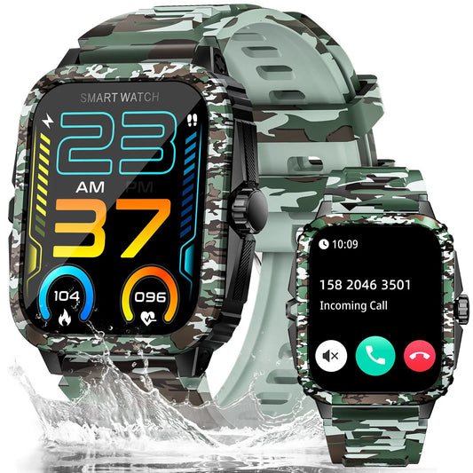 LaNikar KT71 Smart Watch 3ATM Fitness Tracker With Heart Rate