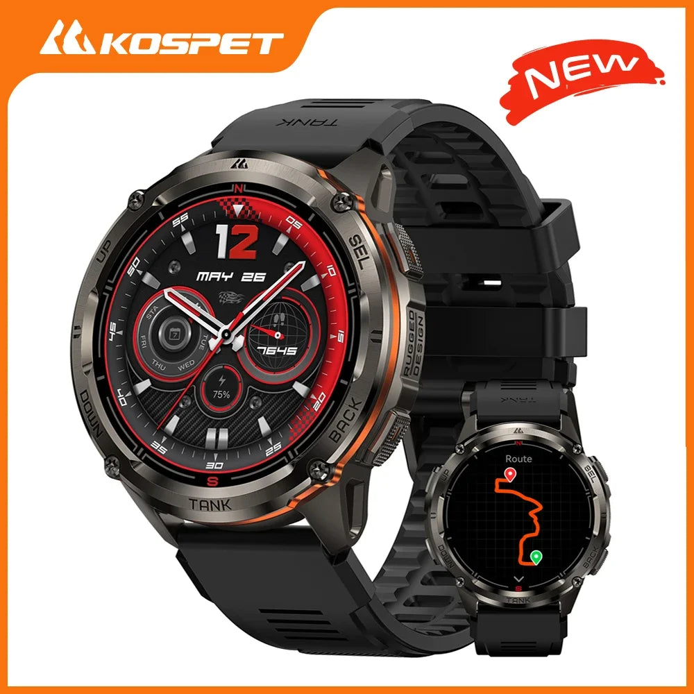 KOSPET Tank T3 Ultra 2 Smartwatch GPS Stainless Steel Waterproof