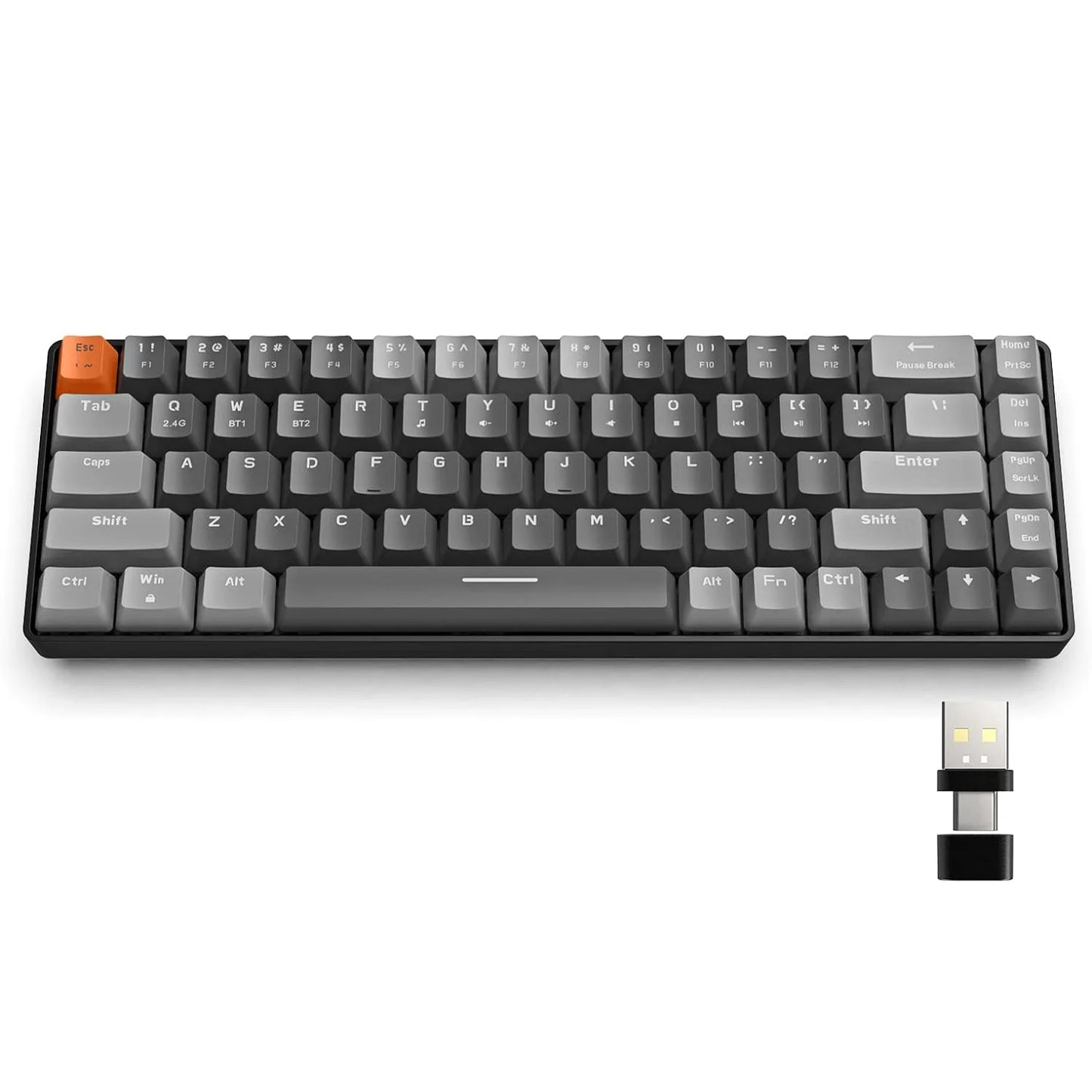 RK68 Wireless Mechanical Keyboard Dual-Mode Bluetooth 2.4GHz