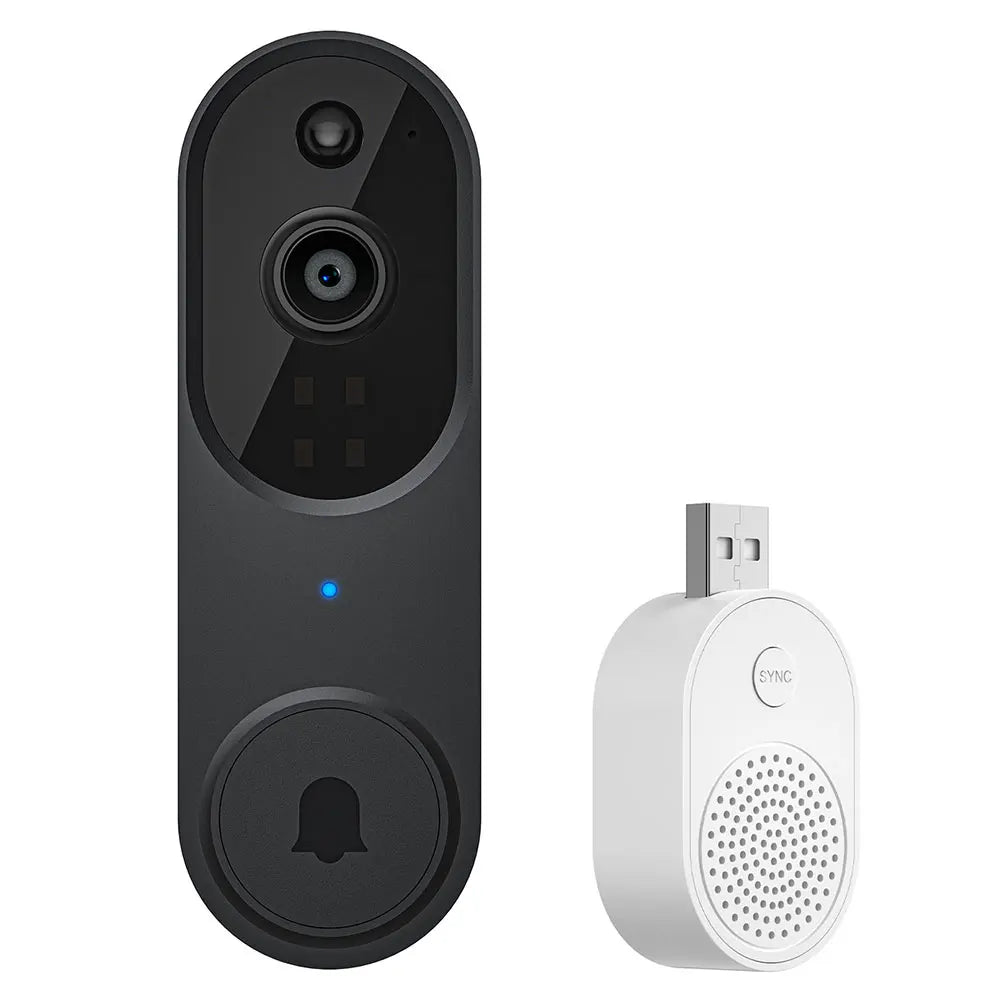 1080P Wireless Doorbell Camera Night Vision And Two Way Audio