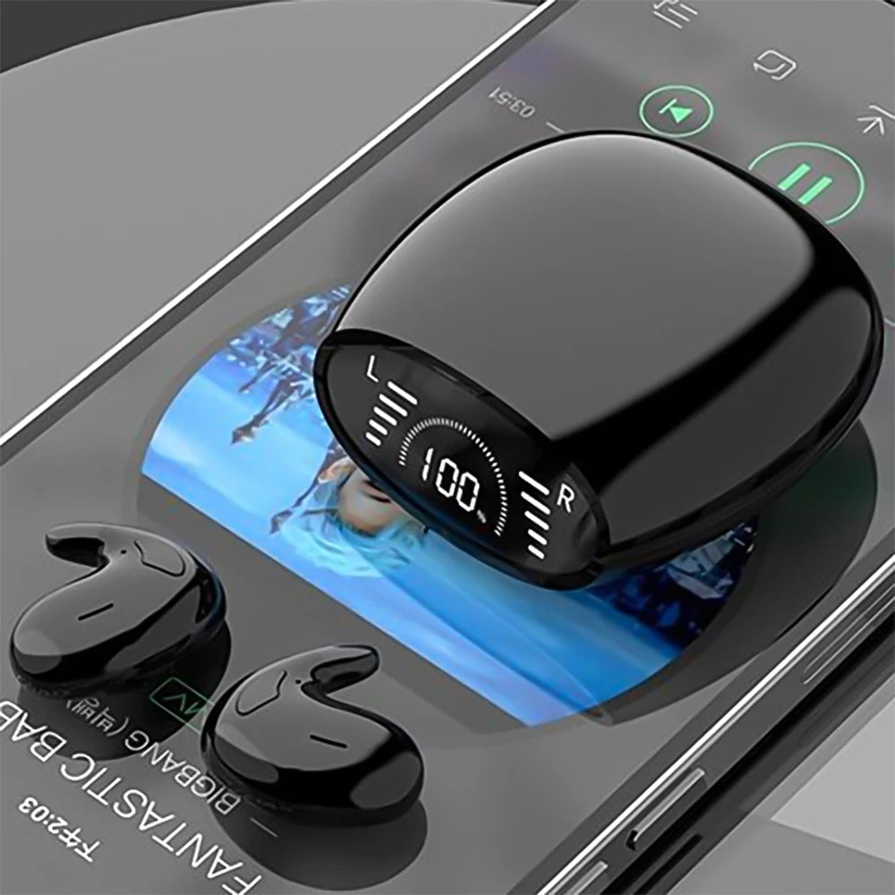 SK Ultra-Thin Sleep Headphones Wireless Bluetooth Earbuds Waterproof