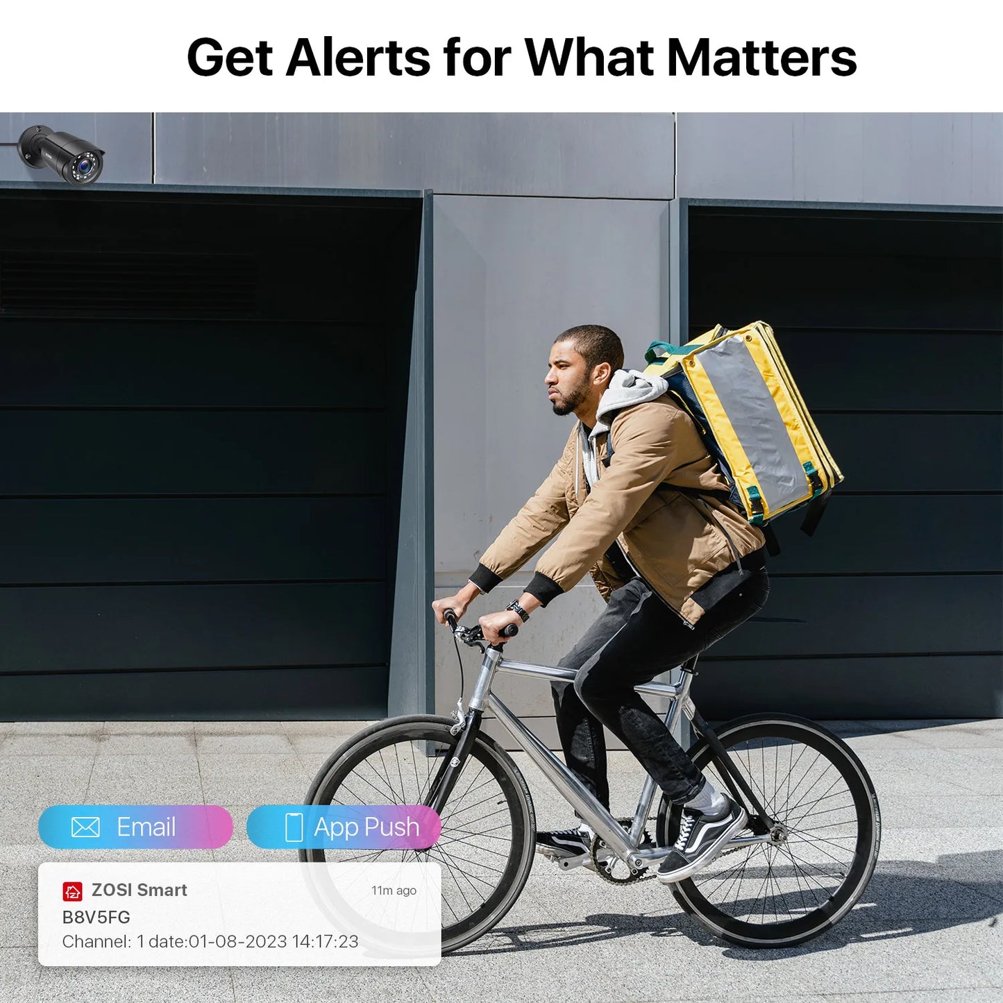 ZOSI 4 Pack 1080P HD TVI Security Cameras Outdoor Indoor