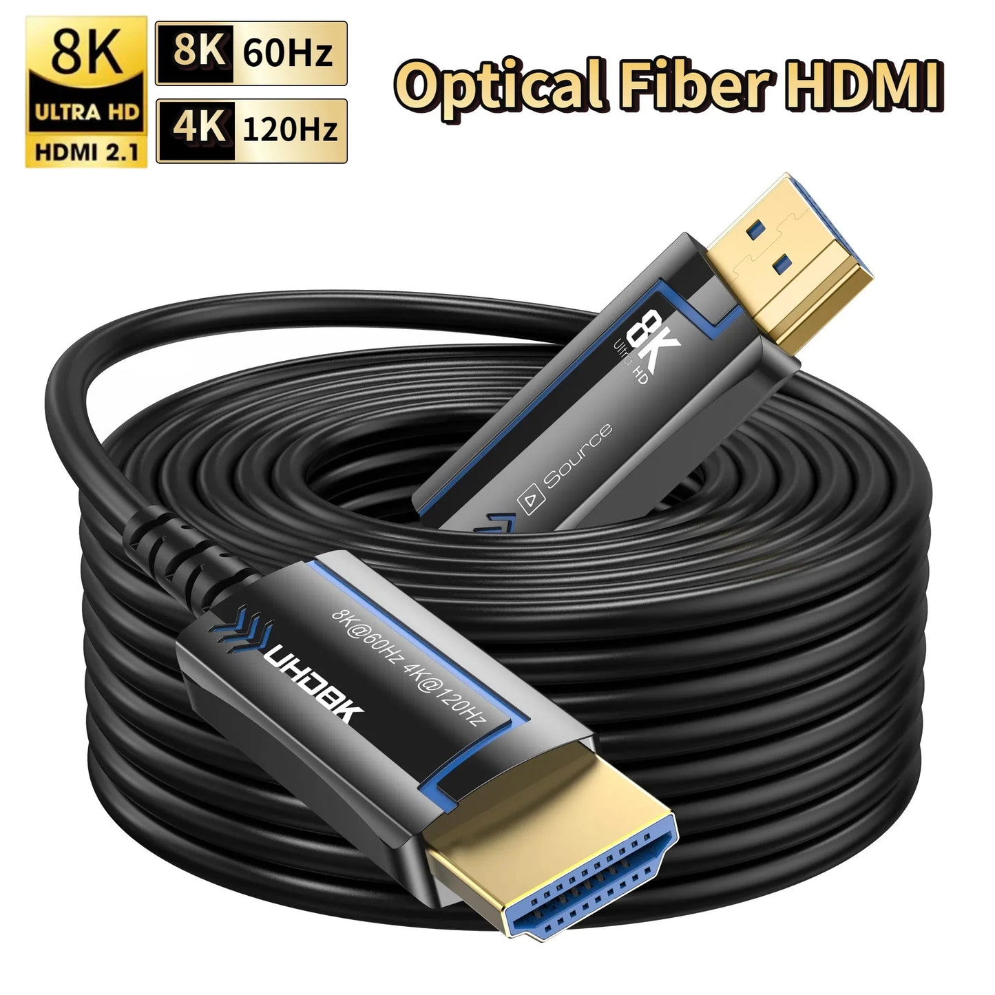 FDBRO 8K HDMI 2.1 Fiber Optic Cable Ultra High Speed