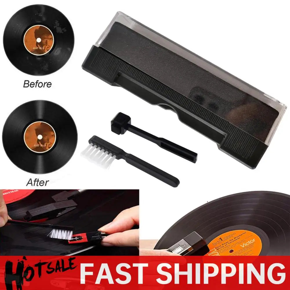 ANENG 3-Piece Vinyl Record Cleaner Kit For Record Players