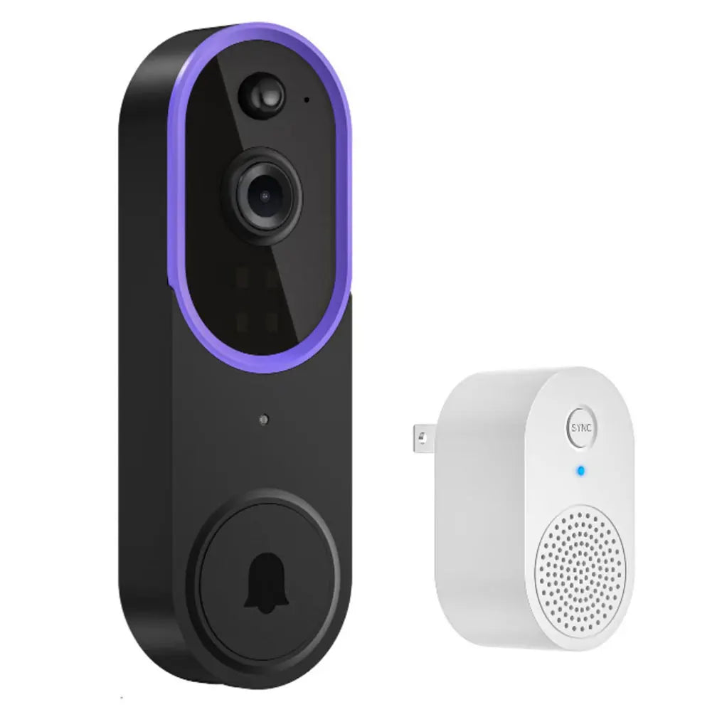 1080P Wireless Doorbell Camera Night Vision And Two Way Audio