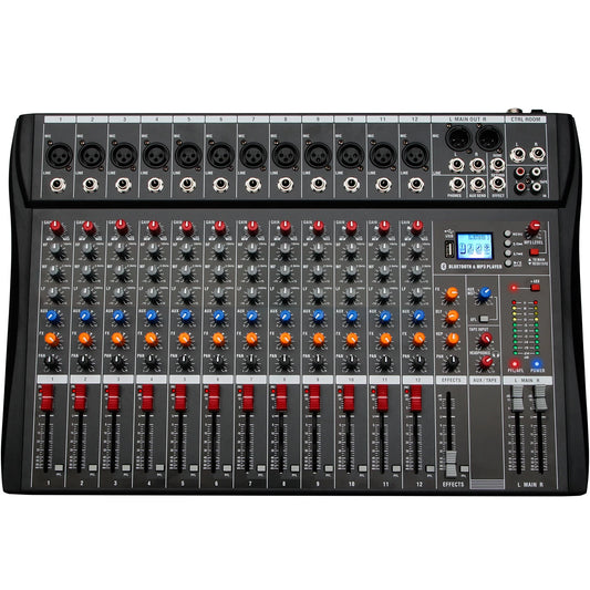 Depusheng 12 Channel USB Mixing Console For Home Studio