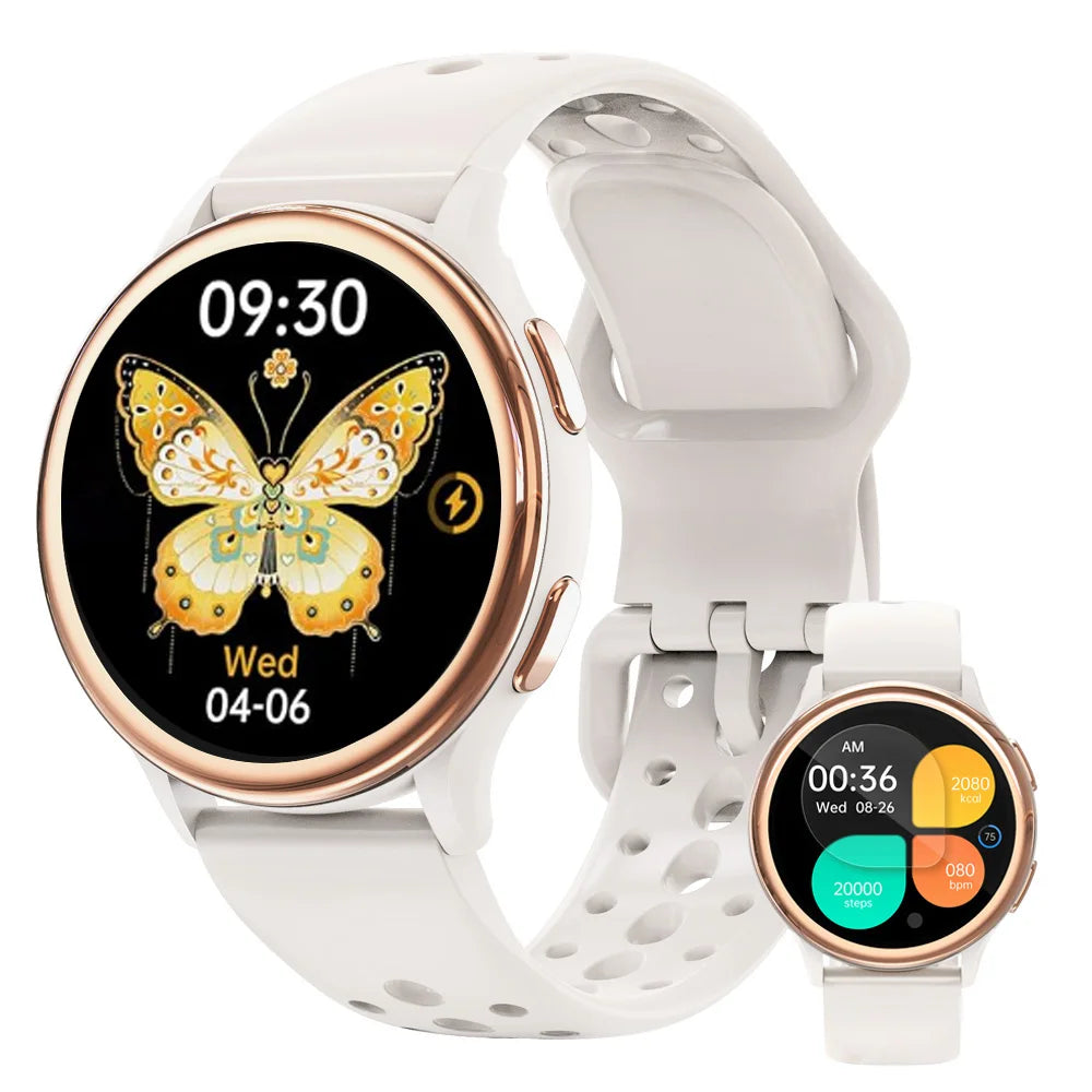 Smartwatch For Women With 400 Watch Faces And Health Tracking