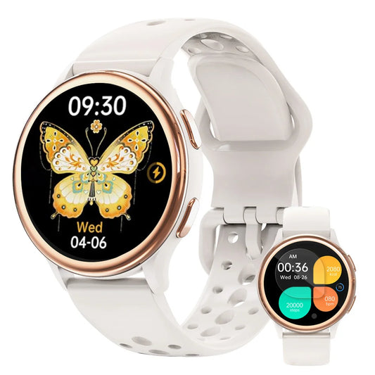 Smartwatch For Women With 400 Watch Faces And Health Tracking