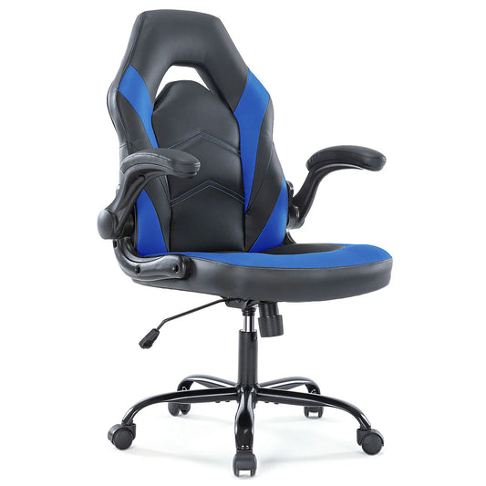 JHK Ergonomic Office Gaming Desk Chair With Flip Up Armrest