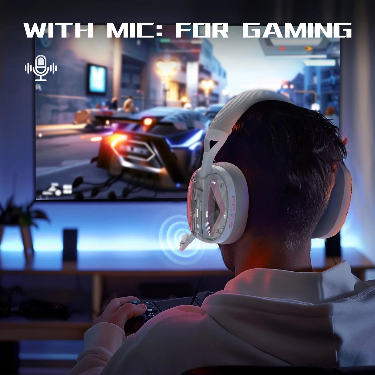 Attack Shark L60 Ultralight Tri-Mode Gaming Headset