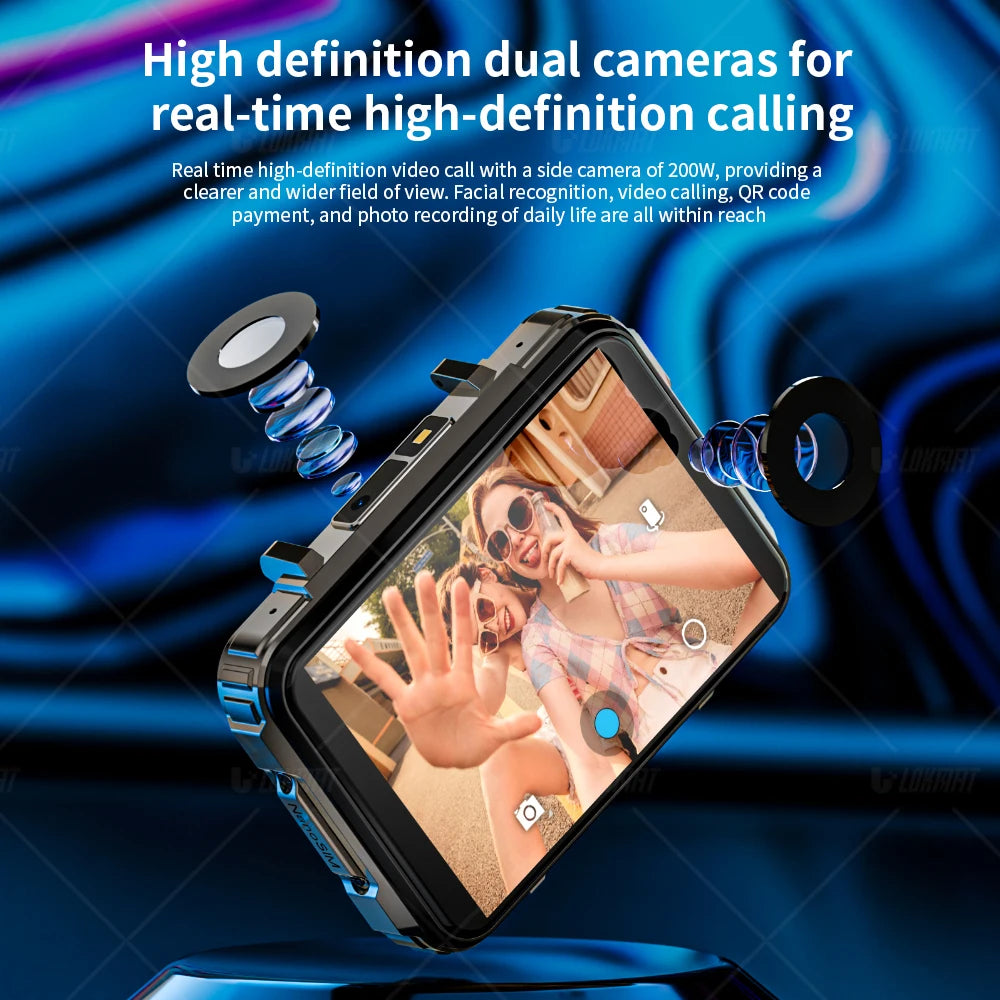 LOKMAT Android Watch Phone 4G With Dual Camera And Flashlight